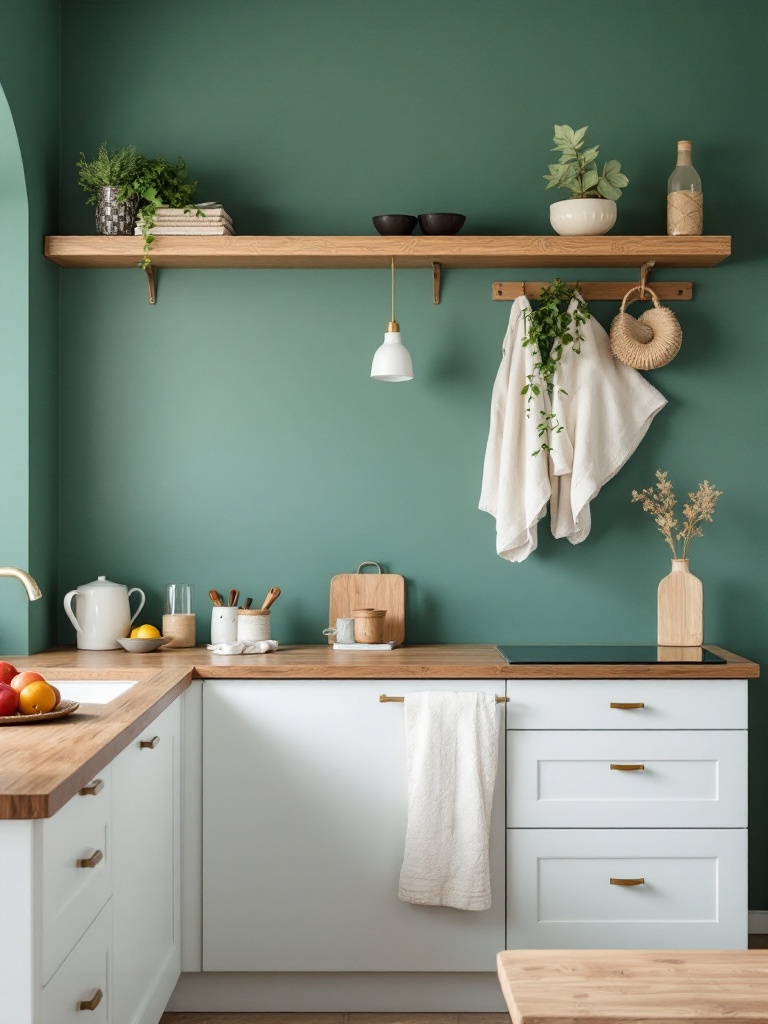 Vibrant kitchen wall colors enhance style and energy, with options for easy seasonal updates.